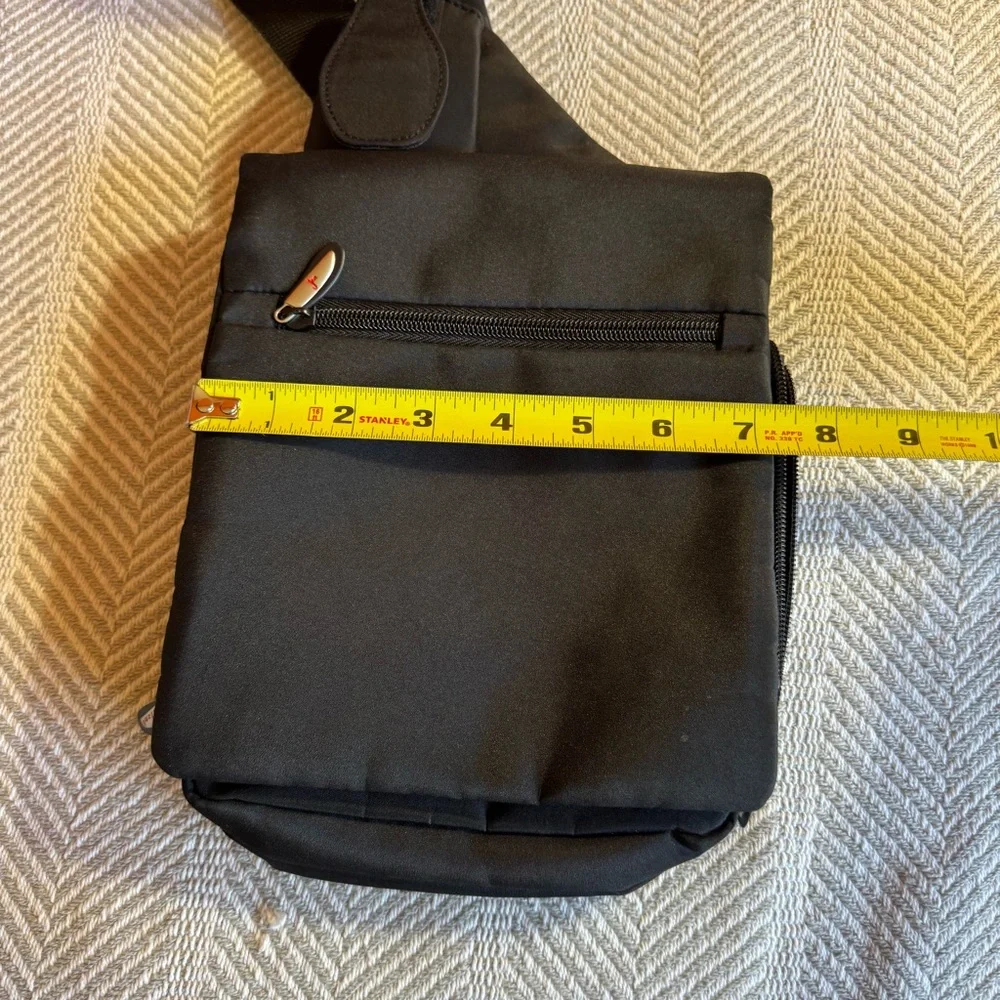 Travelon RFID Anti-Theft Crossbody Sling Bag, Black, EUC‎ - Picture 11 of 13